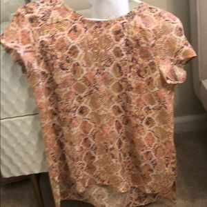 Anthropologie silk blouse